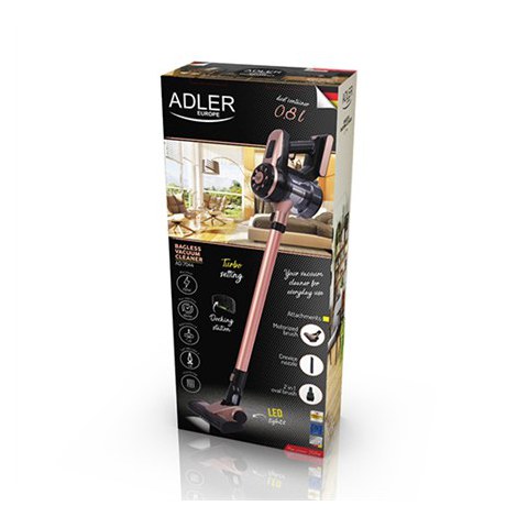 Adler | Vacuum Cleaner | AD 7044 | Cordless operating | Handstick and Handheld | - W | 22.2 V | Operating radius m | Operating - 7